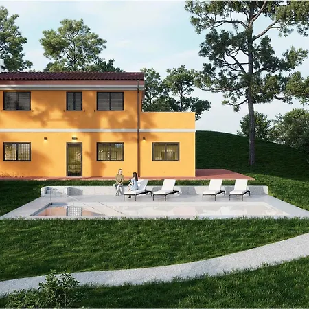 Casale Medi - Nuove Ed Eleganti Con Giardino, Vista E Piscina Condivisa Holiday home Belvedere Ostrense
